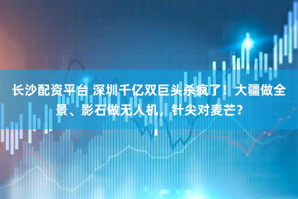 长沙配资平台 深圳千亿双巨头杀疯了！大疆做全景、影石做无人机，针尖对麦芒？